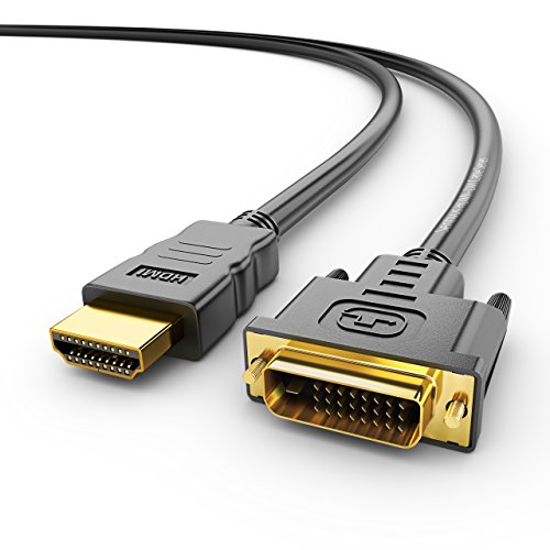 Sentivus HDMI-DVI Kabel 3m (High Speed) - FULL HD Auflösung 1080P - 3D ready für HDTV - vergoldete Kontakte