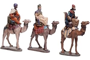 Triciclo Editores Reyes Magos |Figuras de Belén |Serie 11cm| Diseñadas por José Luis Mayo |Decoración Navideña |Nacimiento