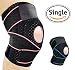 Produktbild AOHAN Kniebandage Verstellbare Bandage Knie Ärmel Kalte Schulter Pads für Sport Running Klettern Reiten Basketball Badminton, rose, Einheitsgröße