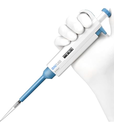 ONiLAB Laboratoriummicropipet, instelbaar volume enkele kanaalpipetten, 2-10 ml