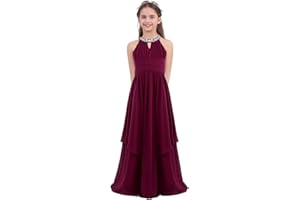 Freebily Vestito Danza Bambina Lungo Tutu Danza Classica da Balletto Ballerina Bambina Vestito Cerimonia da Principessa Abito Pattinaggio Artistico Dancewear