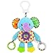 Produktbild Baby Kleinkind Spielzeug Kinderwagen Beißring Stoffspielzeug Rassel Beißring Schöne Farben für ab 0 Monate,Elefant
