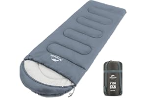 Naturehike Śpiwór dla Dorosłych, Kombinowany Podwójny Śpiwór, Ponadwymiarowy 220 × 85 cm, L i R, 3 Sezony, Ultralekki Lekki Kompaktowy z Workiem Kompresyjnym