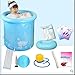 Produktbild SXQ Erwachsener faltbare Badewanne aufblasbare Portable Kunststoff Badewanne Super Dick,blue