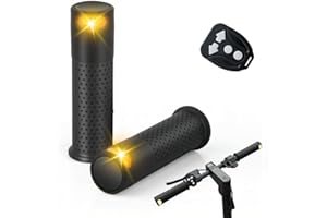 FXINRUIA RUISHIKA E Scooter Indicatore di direzione, Scooter Handle Grip Elettrico Manici di Ricarica USB con Telecomando Compatibile con Xiaomi M365/Pro2/1S Ninebot ES1 ES2 ES4 G30 Handlebar Grips