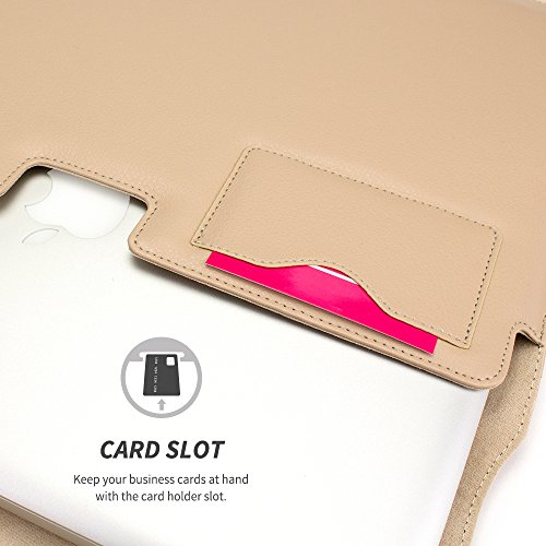 Macbook Pro 15 Sleeve (Beige), Snugg – Hülle mit lebenslanger Garantie für Macbook Pro 15 - 4