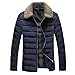 Produktbild Herren Daunenjacke Daunenmantel,TWBB Wintermantel Winterjacke Sweatshirt Langarm Steppjacke Oberbekleidung Slim Top Outwear Männer Sweatjacke Mantel Pelz Halsband