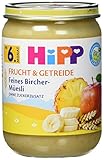 Hipp Frucht & Getreide, Feines Bircher-Müesli, 6er Pack (6 x 190g)