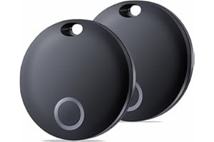 Reyke Smart Tag, Traqueur de Bagages, Fonctionne avec Apple Find My (iOS Uniquement), Localisateur d'Articles pour Clés, Sac à Dos, Portefeuille, Animaux Domestiques, Étanchéité, 2 Pièces