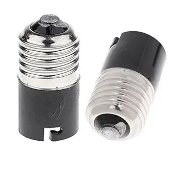 ascension E27-B22 Plastic Screw Base Socket Lamp Holder Light Bulb Converter Adapter