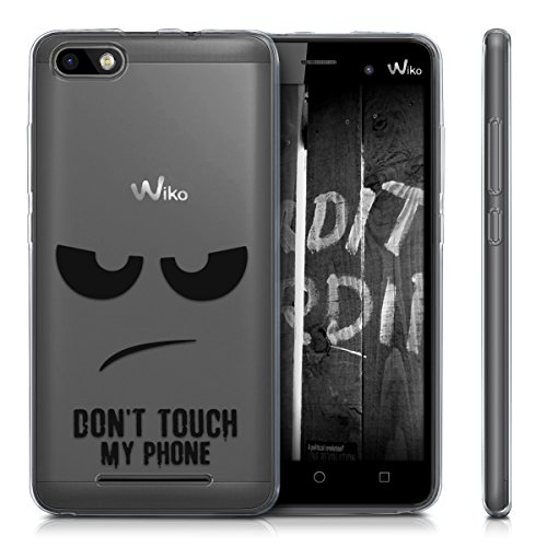 kwmobile Funda para Wiko Lenny 3 - Carcasa de TPU para m vil y dise o Don t Touch my Phone en Negro Transparente reviews kwmobile Funda para Wiko Lenny 3 - Carcasa de TPU para m vil y dise o Don t Touch my Phone en Negro Transparente