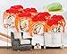 Produktbild Yosot Meeresfrüchte Sushi Kaviar Essen Foto 3D Tapete Wohnzimmer Esszimmer Küche Restaurant Fast Food Shop 3D Wandbild-200cmx140cm