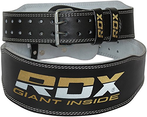 RDX 4″ Rindsleder Fitness Gewichthebergürtel Crossfit Gym Trainingsgürtel Bodybuilding Krafttraining - 9