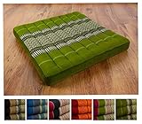 livasia Kapok Sitzkissen, Stuhlauflagen, Bodensitzkissen, Meditationskissen, Gartenstuhlauflage (grün) livasia Kapok Sitzkissen, Stuhlauflagen, Bodensitzkissen, Meditationskissen, Gartenstuhlauflage (grün)