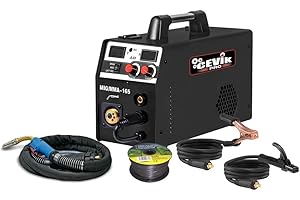 CEVIK PRO - Soldador Inverter Multifunción CE-PROMIG130 130Amp - MMA, MIG Sin Gas, TIG Lift - Panel Sencillo de Regulación