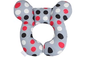 YLYDMY Oreiller de voyage pour bébé,Bébé coussin de soutien de la tête et du cou pour siège de voiture,pour bébé de 0 à 1 an, Empêche la tête de basculer pendant le sommeil ﻿
