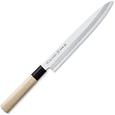STAINLESS STEEL KNIFE WITH ARCENIPON WOOD HANDLE YANAGIBA 24cm 3C