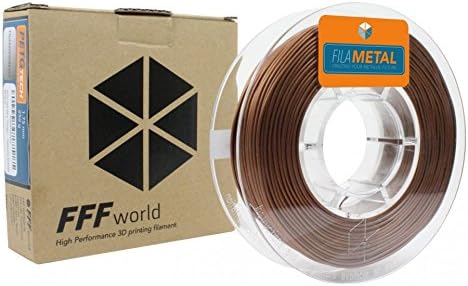 FilaMETAL Copper 1 kg. 1.75 mm Metallic finish PLA Filament for 3D Printer