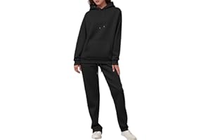 BAUENIEROY women's clothing 2025 Lounge Wear Sets For Women UK Tracksuit Full Set Wear 2 Piece Ladies Fall Fleece Tracksuits Comfort Long Sleeve Hoody Coat Tops Trousers Fashion Autumn Winter Clothing