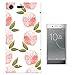 Produktbild 002598 - Shabby Chic Pretty Roses Flora Flowers Design Sony Xperia XZ Premium 5.46" Fashion Trend Silikon Hülle Schutzhülle Schutzcase Gel Rubber Silicone Hülle