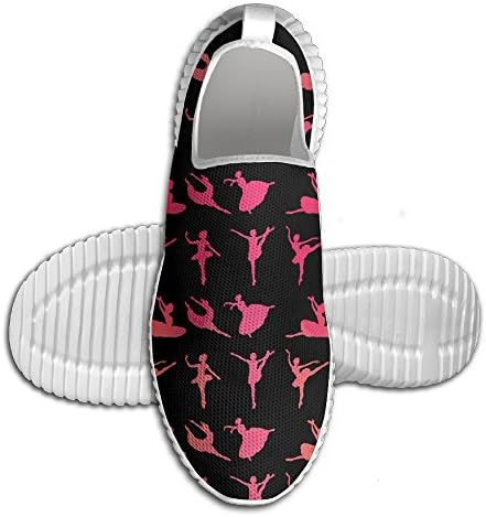 Jertfdger Dance Pinky Elegant Lightweight Breathable Casual Sports Shoes Fashion Sneakers Walking Shoes 43
