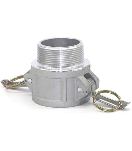 Raccordo Camlock In Alluminio Tipo A 2 Pollici – Maschio Camlock X Femmina NPT, Buna, Gloxco