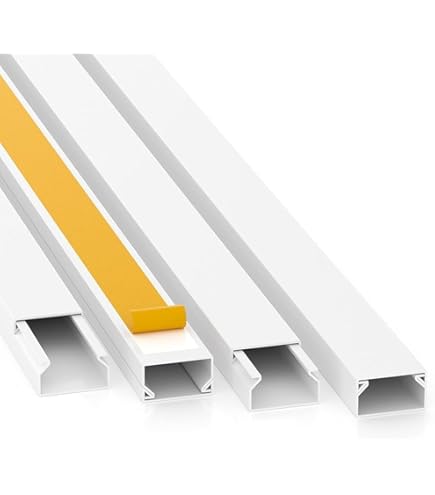 Canalina Passacavi Electraline 20x10 Mm - Bianco, 2 Pezzi Da 1 Metro - Foto 10