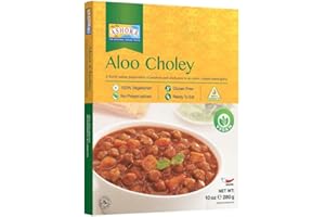 GROCERY KING Ashoka Aloo Choley, Ready To Eat Meals (3 X 280g)