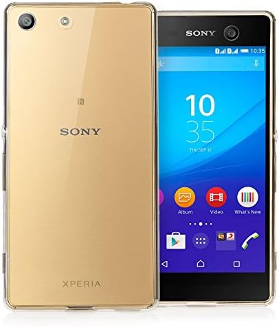 Yousave Accessories Sony Xperia M5 Case Ultra Thin Clear Silicone Gel Cover