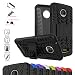 Produktbild MOTO Z Play Kick-Ständer Hülle,Mama Mouth [Heavy Duty] Rugged Armor stoßfest Handy Schutzhülle Silikon Tasche Ständer Hülle Case mit Standfunktion für Motorola Moto Z Play Smartphone,Schwarz
