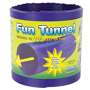 Ware Manufacturing Fun Tunnels Play Tube for Small Pets, 30 X 8 Inches - Large