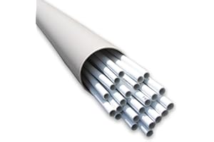 PIPETEC 2m PE-RT Alu-Verbundrohr Stangen, verschiedene Dimensionen (16x2mm)