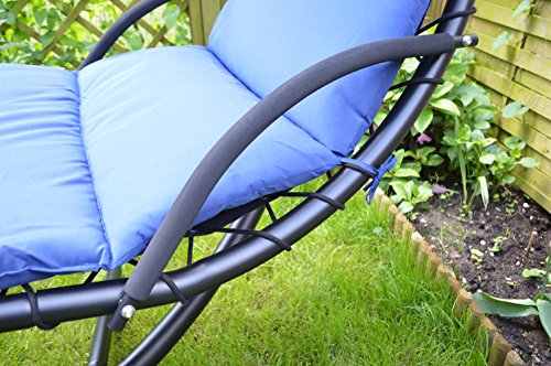 Hängeliege, Relaxliege, Schwingliege, Schaukelliege, Hängesessel，Schwebesessel, Gartenliege, Hängematte - 4