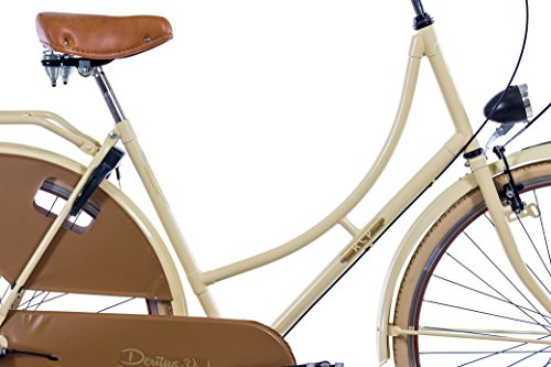 28″ Zoll VINTAGE HOLLANDRAD CITYRAD KCP DERITUS N3 mit 3 Gang SHIMANO NEXUS und Rücktritt creme - 3