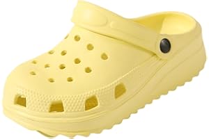 R-ISLAND Sabots à plateforme pour femme, adulte, fabriqués en EVA, légers, parfaits pour la plage, la maison, l'extérieur et l'intérieur.