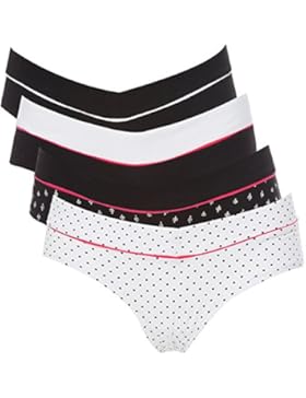 CharmLeaks Damen Umstandsmode Slip Unterwäsche MU811 4er Pack