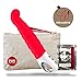 Produktbild Fun Factory PATCHY PAUL G5 rot Silikon Vibrator für sie groß (Set inkl. tollen Zubehör) G-Punkt Paulchen Wurm
