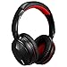 Produktbild AUSDOM M04S Over-Ear Leicht-Kopfhörer Wireless Headset mit Bluetooth und NFC Studio-Kopfhörer(Rot+Schwarz)