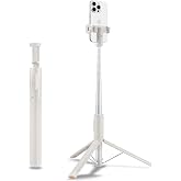 Spigen Kablosuz Bluetooth Selfie &Ccedil;ubuğu Uzaktan Kumandalı Tripod / 1.4 Metre Kolay Taşınabilir S541W Bej - AMP09337 (Spigen T