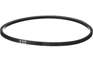 sourcing map Z-27 Z Type V-belt 670mm/27" Inner Length x 0.39" Width x 0.24" Height, Z-type Closed-Loop Rubber Transmission Belt