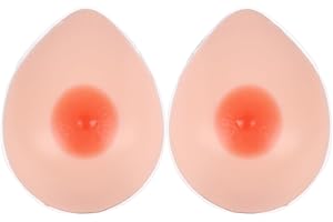 YEEFAIRY 1 Paire Seins Auto-adhésifs en Silicone Faux Sein Réaliste Prothèse Mammaire Femme Homme Fausse Poitrine Buste pour Travesti Transsexuels Cosplay Mastectomie