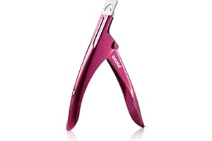 BEZOX Nail Clippers Tip Cutters for Acrylic False Fake Gel Artificial Nails Rustproof Sharp Professional Manicure Pedicure Trimmer