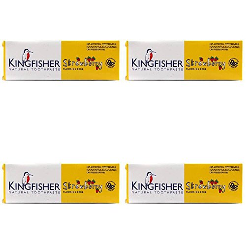 (4 PACK) - Kingfisher Children'S Strawberry Toothpaste | 75ml | 4 PACK - SUPE...