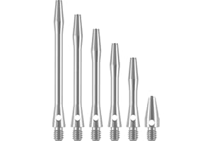 DESIGNA DARTS Tiges de fléchettes en métal | 5 jeux de tiges en aluminium anodisé | Différentes tailles et couleurs