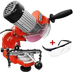 Hecht 9230 Aiguiseur de chaine ponceuse excellent avec lampe intégrée pour aiguiser votre chaîne de scie