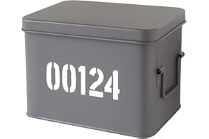 GELCO Design PHARMACIE Boite A PHARMACIE PM, Métal, Carbone, 22 x 15.5 x 16 cm