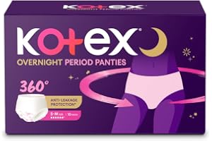 Kotex Overnight Panties for Sanitary Protection - S/M (10 Counts)