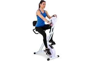 CAPITAL SPORTS Azura Full Body Comfort - vélo d'exercice, X-bike/cardio trainer/à main/manivelle, masse du volant: 7,5 kg, MagResist: résistance magnétique (8 niveaux)
