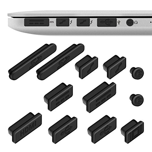 kwmobile 12x Tap n Anti-Polvo para Apple MacBook Pro 13 15 Retina Air 11 13 a Partir de Mediados de 2011 - Mediados de 2016 - Tapas Protectoras Anti-Suciedad para Ranuras de Ordenador port til reviews kwmobile 12x Tap n Anti-Polvo para Apple MacBook Pro 13 15 Retina Air 11 13 a Partir de Mediados de 2011 - Mediados de 2016 - Tapas Protectoras Anti-Suciedad para Ranuras de Ordenador port til