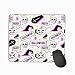 Produktbild Mouse Pad Creepy trendy Halloween Memphis Geometric Style Pumpkin Skull Spider Web Horror Crow Fashion Small Rectangle Rubber Mousepad 11.81 X 9.84 Inch